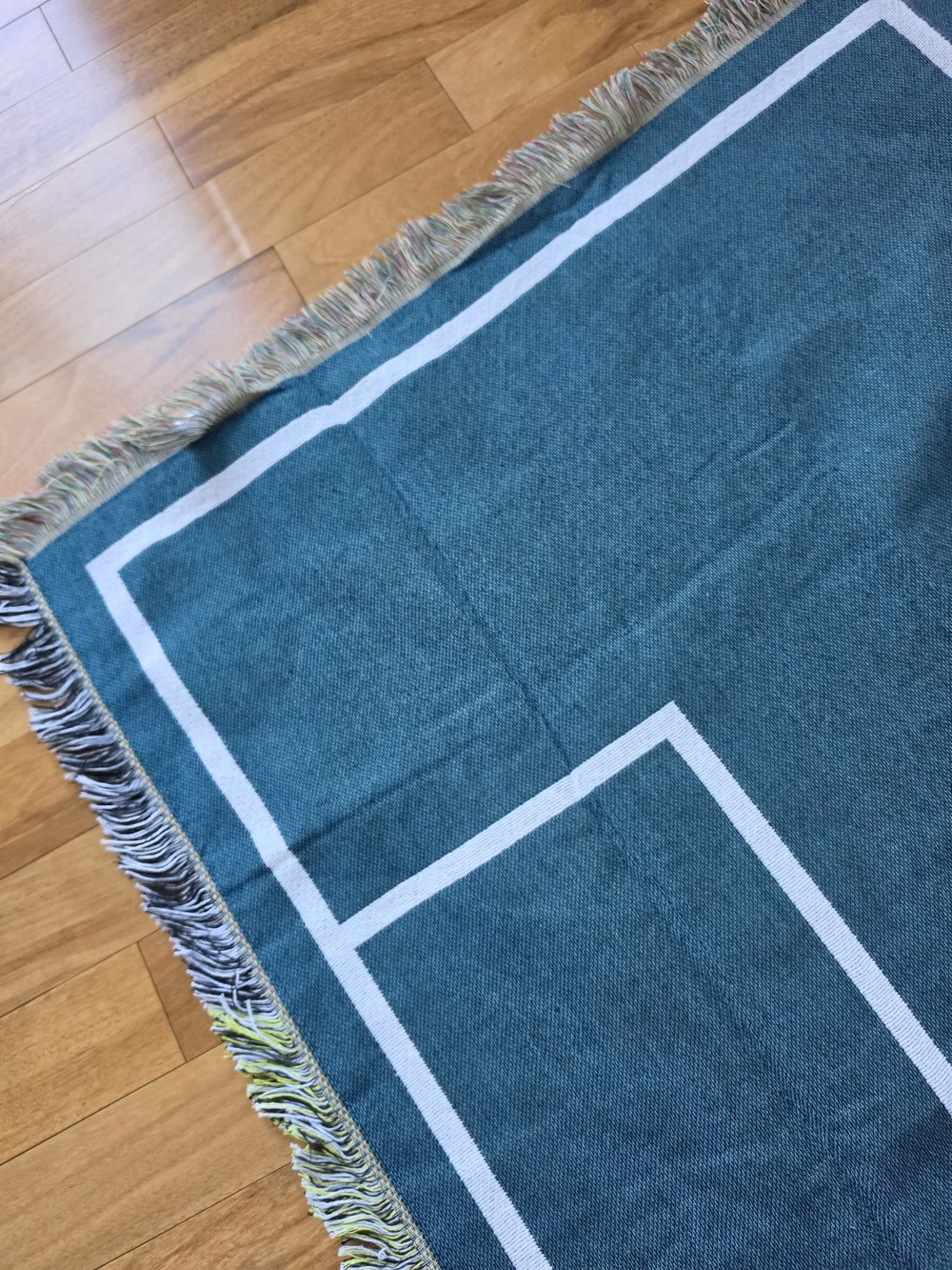 Washington Spirit Season Member Teal Soccer Throw Blanket